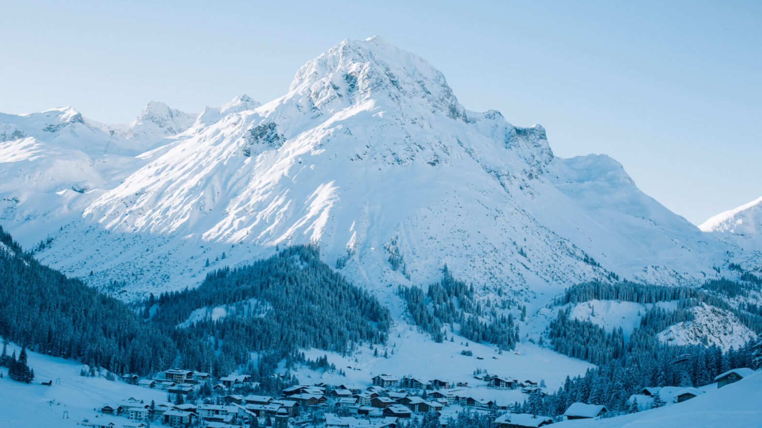 Lech am arlberg in oostenrijk